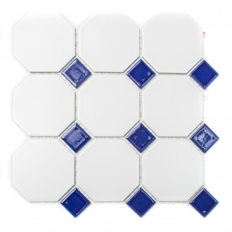 Mosaiik Octa blau 9,5x9,5 - Hansas Plaadimaailm